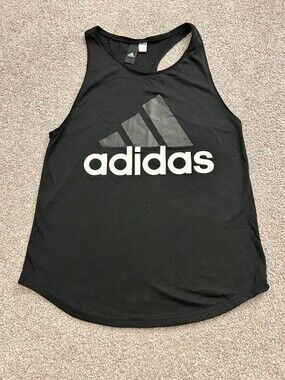 Adidas Women's Sleeveless Black Crew Neck Size Medium